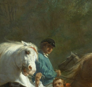 Detalle del cuadro Feria de caballos